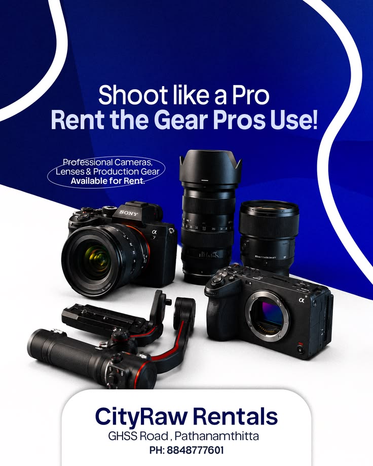 Digital Poster _ Camera Rentals